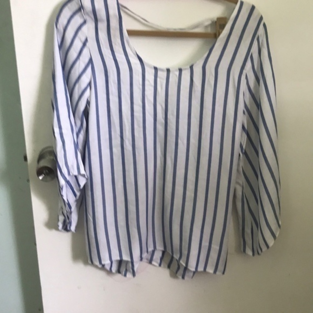 Drew striped blouse